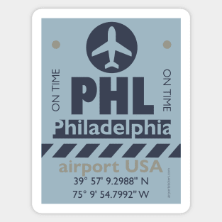 Airport Philadelphia 909 Sticker